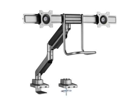 EQuip 17"-32" Dual Monitor Desk Mount Bracket Black EQuip 17"-32" Dual Monitor Desk Mount Bracket Black