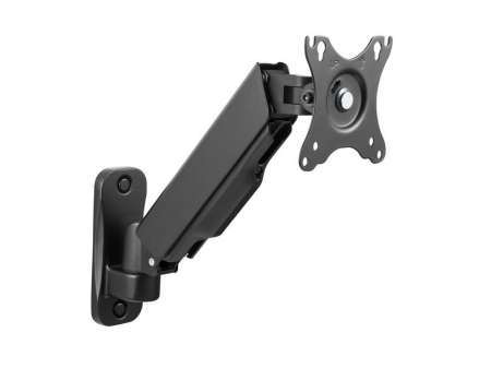 EQuip 17"-32" Single Monitor Wall-Mounted Bracket Black EQuip 17"-32" Single Monitor Wall-Mounted Bracket Black