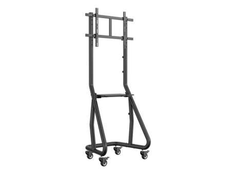 EQuip 37"-80" Heavy-Duty TV Cart Black EQuip 37"-80" Heavy-Duty TV Cart Black