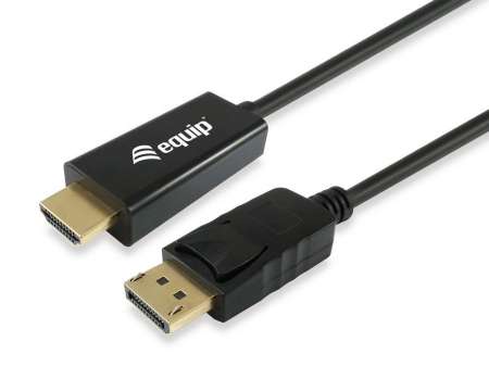 EQuip DisplayPort to HDMI Adapter Cable 3m Black EQuip DisplayPort to HDMI Adapter Cable 3m Black