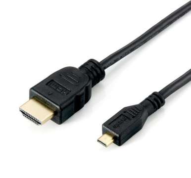 EQuip HDMI - Micro HDMI 1.4 cable 2m Black EQuip HDMI - Micro HDMI 1.4 cable 2m Black