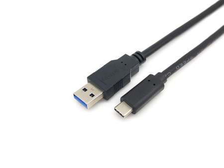 EQuip USB-C 3.2 Gen1 to USB-A 2m cable Black EQuip USB-C 3.2 Gen1 to USB-A 2m cable Black