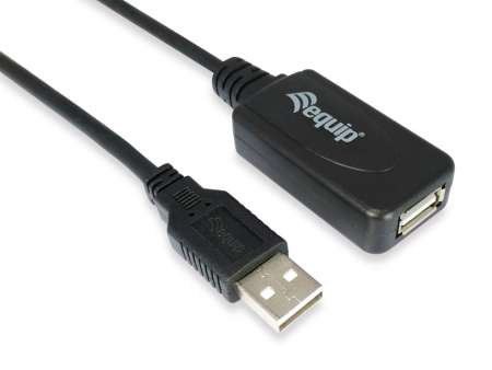 EQuip USB2.0 Hosszabbító kábel (erősítős)15m EQuip USB2.0 Hosszabbító kábel (erősítős)15m