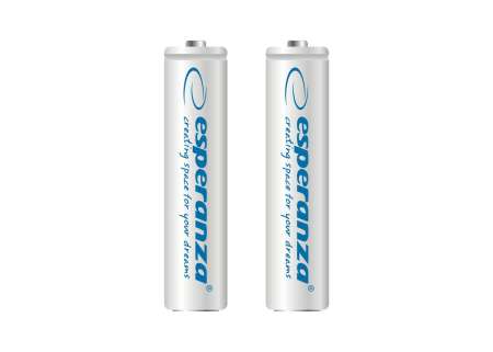 Esperanza 1000mAh AAA Ni-MH akkumulátor 2db/csomag White