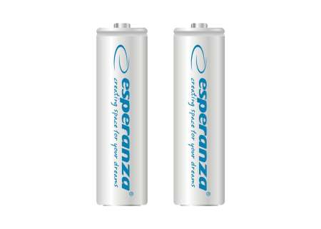 Esperanza 2000mAh AA Ni-MH akkumulátor 2db/csomag White