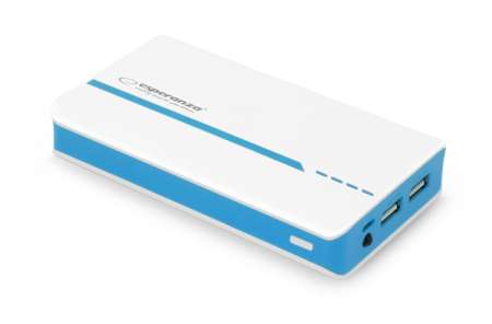 Esperanza Atom 11000mAh PowerBank White/Blue