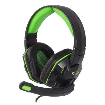 Esperanza EGH380 Venom Gaming Headset Black/Green Esperanza EGH380 Venom Gaming Headset Black/Green