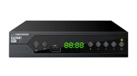Esperanza EV107R DVB-T/T2 digital terrestrial TV decoder