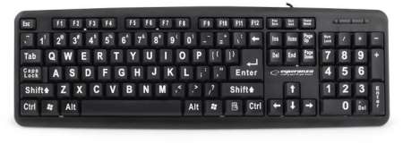 Esperanza Florida USB Keyboard Black UK