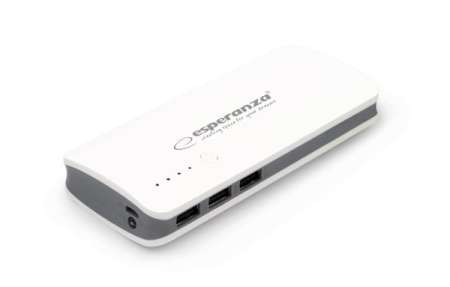 Esperanza Radium 8000mAh PowerBank White/Grey Esperanza Radium 8000mAh PowerBank White/Grey