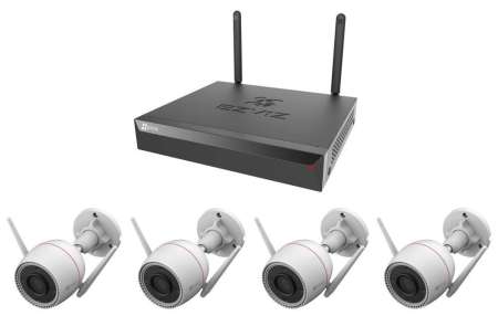 Ezviz H3c 2K⁺ Camera + X5S NVR Kit Smart Wi-Fi Camera Security System Ezviz H3c 2K⁺ Camera + X5S NVR Kit Smart Wi-Fi Camera Security System