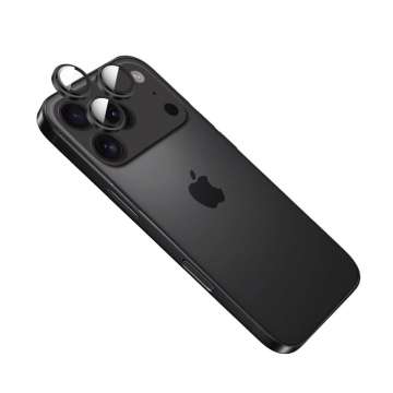 FIXED kamera lencsevédő Apple iPhone 17 Pro/Pro Max készülékhez, fekete