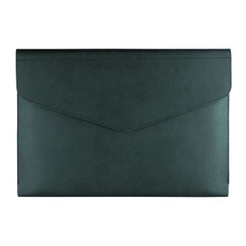 FIXED kézi táska laptophoz 15,3", sötétzöld