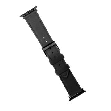 FIXED bőrszíj Apple Watch 42/44/45 mm, fekete FIXED bőrszíj Apple Watch 42/44/45 mm, fekete