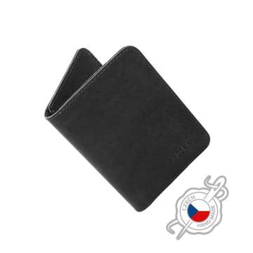 FIXED XL valódi bőr pénztárca, fekete FIXED XL valódi bőr pénztárca, fekete