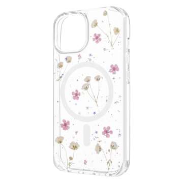 FIXED MagBloom Apple iPhone 15 készülékhez, rózsaszín szilva színű