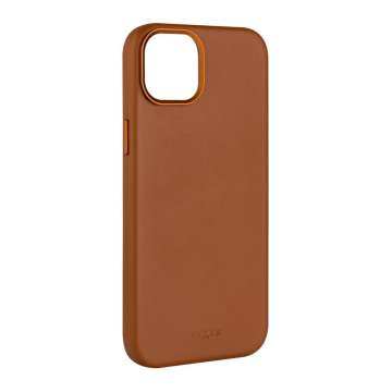 FIXED MagLeather telefontok MagSafe támogatással az Apple iPhone 14 készülékhez, barna