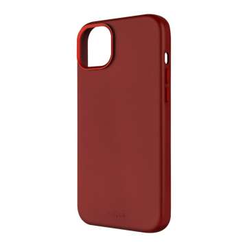 FIXED MagLeather telefontok MagSafe támogatással az Apple iPhone 14 készülékhez, piros színű