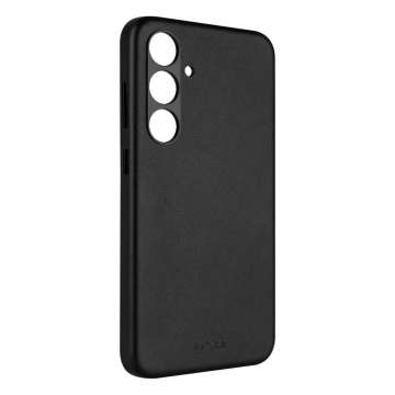 FIXED MagLeather valódi bőr telefontok Samsung Galaxy S24+ készülékhez, fekete, FIXLM-1257-BK