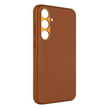 FIXED MagLeather valódi bőr telefontok Samsung Galaxy S24+ készülékhez, barna, FIXLM-1257-BRW
