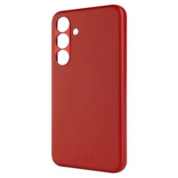FIXED MagLeather telefontok Samsung Galaxy S25+-hoz, piros