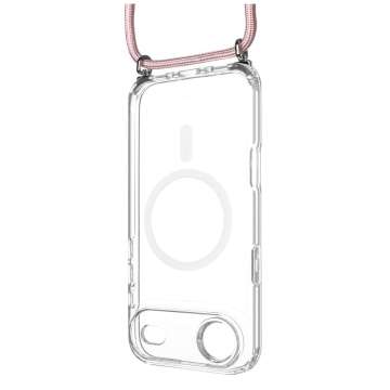 FIXED MagPure Neck tok Apple iPhone Air készülékhez, rózsaszín