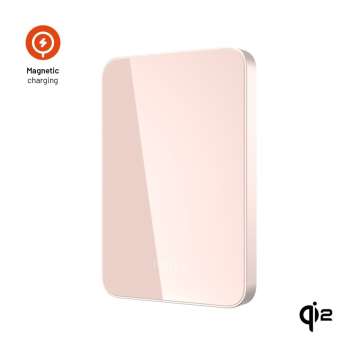 FIXED MagZen 5 Qi2 külső akkumlátor 5000 mAh, rózsaszín