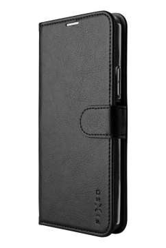 FIXED Opus oldalra nyíló telefontok műbőr Xiaomi Redmi Note 13 Pro+ 5G készülékhez, fekete, FIXOP3-1246-BK