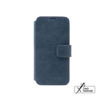 FIXED ProFit oldalra nyíló telefontok kézzel varrott valódi bőr, Samsung Galaxy A36 5G készülékhez, kék FIXED ProFit oldalra nyíló telefontok kézzel varrott valódi bőr, Samsung Galaxy A36 5G készülékhez, kék