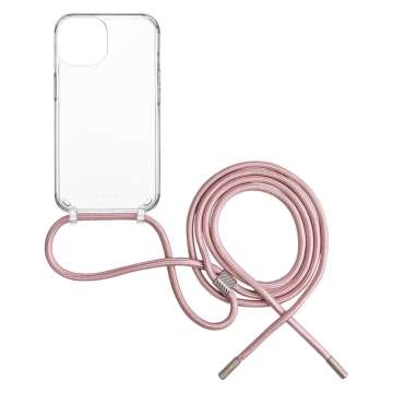 FIXED Pure Neck nyakba akasztahtó TPU gél tok Samsung Galaxy S25+ rózsaszín