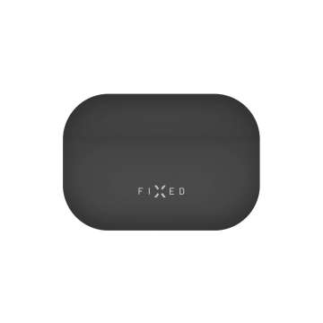 FIXED Silky Védőtok, Apple AirPods Pro 2 készülékhez, fekete FIXED Silky Védőtok, Apple AirPods Pro 2 készülékhez, fekete