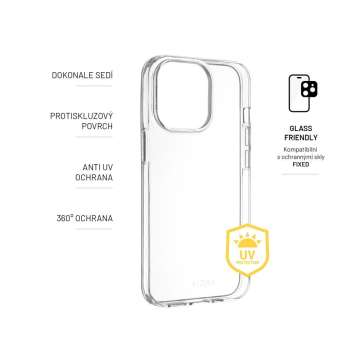 FIXED Slim AntiUV TPU gél tok a Xiaomi Redmi Note 13 Pro 5G/POCO X6 5G készülékekhez, átlátszó