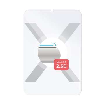 FIXED teljes képernyőt védő 2,5D edzett üveg Apple iPad mini (A17 Pro) készülékhez