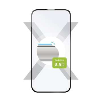 FIXED teljes képernyőt védő 2,5D üvegfólia Apple iPhone 16-hoz, fekete FIXED teljes képernyőt védő 2,5D üvegfólia Apple iPhone 16-hoz, fekete