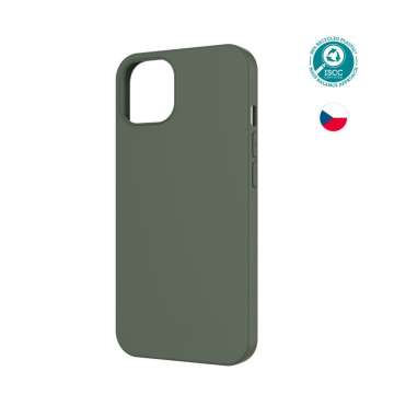 FIXED újrahasznosított anyagból készült TPU hátlap Apple iPhone 13 készülékhez, zöld FIXED újrahasznosított anyagból készült TPU hátlap Apple iPhone 13 készülékhez, zöld
