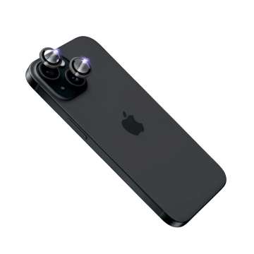 FIXED Zafír kamera lencsevédő Apple iPhone 15 Pro/15 Plus készülékhez, fekete FIXED Zafír kamera lencsevédő Apple iPhone 15 Pro/15 Plus készülékhez, fekete