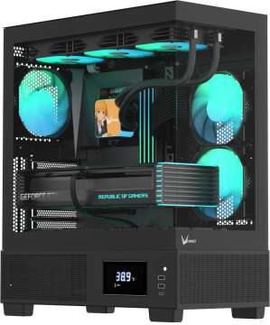 Formula Crystal E1 Floe Tempered Glass Black