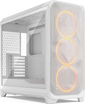 Fractal Design Meshify 3 XL Tempered Glass RGB Clear Tint White