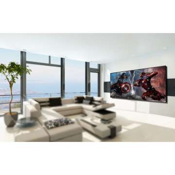 Funscreen Pro Matt White Frame Screen 223x126cm Format 16:9 Premium Plus Zero Edge Funscreen Pro Matt White Frame Screen 223x126cm Format 16:9 Premium Plus Zero Edge