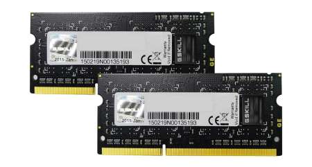 G.SKILL 16GB DDR3 1600MHz Kit(2x8GB) SODIMM Black