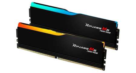 G.SKILL 64GB DDR5 6000MHz Kit(2x32GB) Ripjaws M5 Neo RGB Black