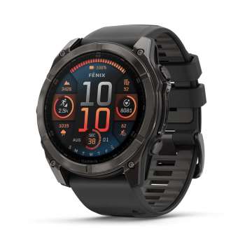Garmin fenix 8 51mm AMOLED Sapphire with Black/Carbon Silicone Band