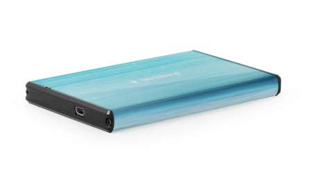 Gembird 2,5" EE2-U3S-3-B USB3.0 Enclosure Aluminium Blue Gembird 2,5" EE2-U3S-3-B USB3.0 Enclosure Aluminium Blue