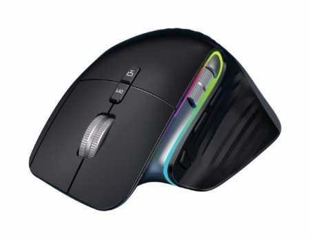 Gembird 9-Button Rechargeable Wireless RGB Gaming Mouse Black Gembird 9-Button Rechargeable Wireless RGB Gaming Mouse Black