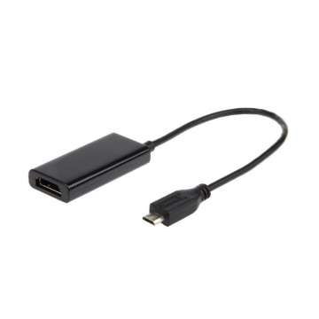 Gembird A-MHL-002 HDTV adapter 5-pin Black Gembird A-MHL-002 HDTV adapter 5-pin Black