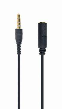 Gembird CCA-419 3.5 MM 4-PIN audio cross-over adapter cable 0,18m Black
