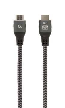Gembird CCB-HDMI8K-2M Ultra High Speed HDMI cable with Ethernet 8K Select Plus Series 2m Grey