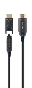 Gembird CCBP-HDMID-AOC-30M AOC High speed HDMI D-A cable with Ethernet AOC Premium Series 30m Black Gembird CCBP-HDMID-AOC-30M AOC High speed HDMI D-A cable with Ethernet AOC Premium Series 30m Black