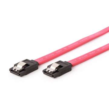 Gembird SATA3 30cm data cable metal clips Red Gembird SATA3 30cm data cable metal clips Red