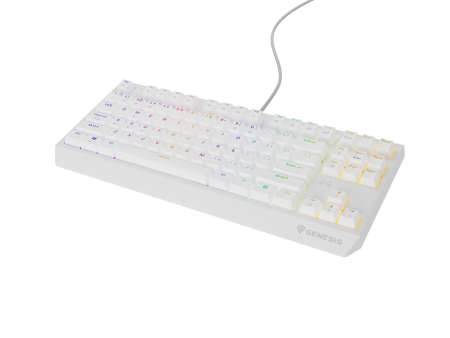 Genesis Thor 230 TKL RGB Mechanical Gaming Keyboard White US